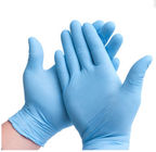 Кожа голубого зеленого цвета ясности качества еды облегченных устранимых медицинских перчаток промышленная поставщик